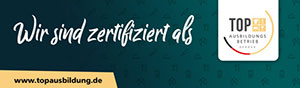 Qualitätssiegel für eine TOP-Ausbildung Qualitätssiegel für eine TOP-Ausbildung
